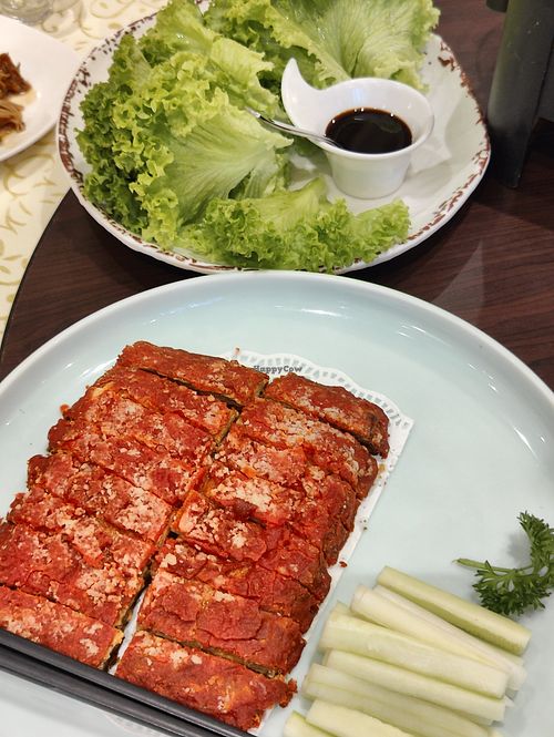 Miao Yi Signature Crispy Suckling Pig
妙益招牌香脆乳豬 at Lotus Vegetarian 莲心 - Novena in Central Singapore