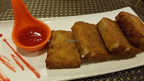 radish cake at Lotus Vegetarian 莲心 - Novena in Central Singapore