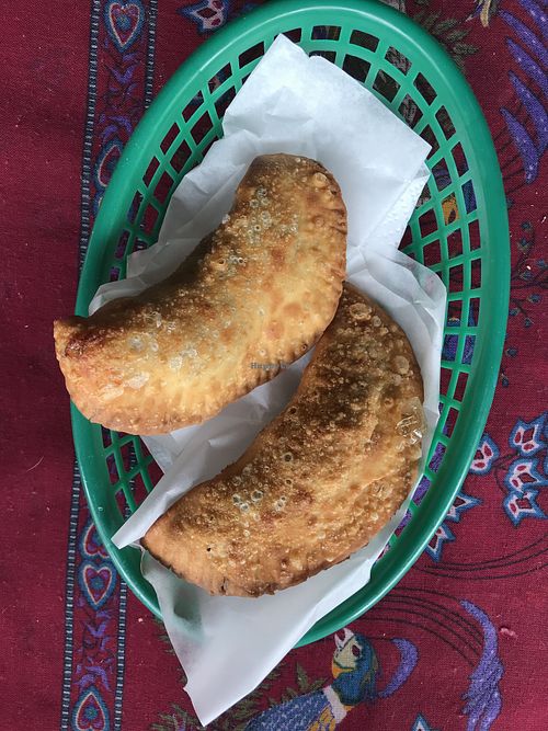 vegan empanadas   at Globowl Cafe in Lexington