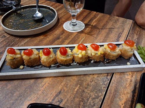 Deep fried corn tofu maki at Kinsahi - Aeon Tebrau City in Johor Bahru