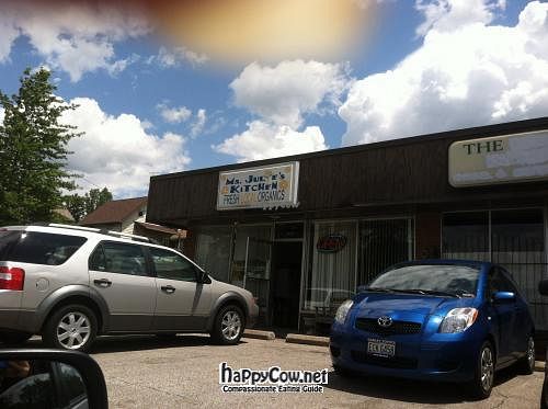 View from outside. at Ms Julie's Kitchen in Akron