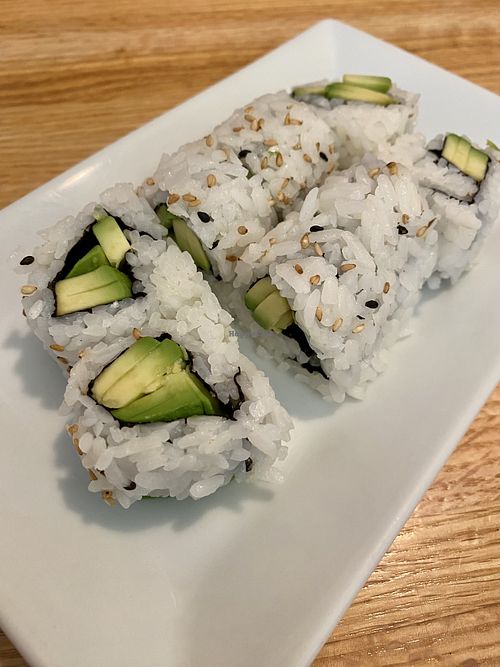 Avocado roll  at Namikaze in Fresno