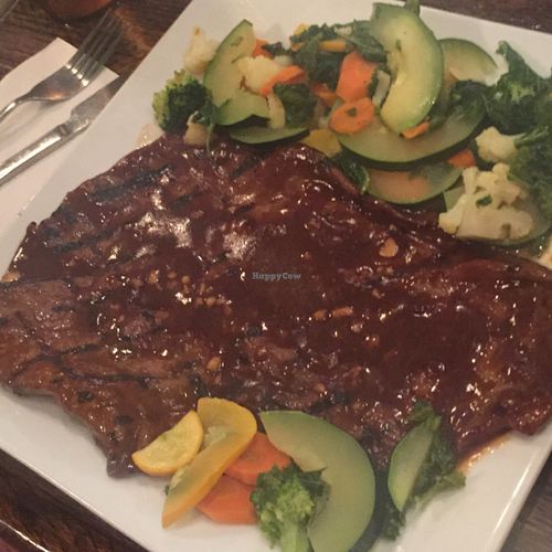 the steak  at Kaya's Kitchen in Belmar