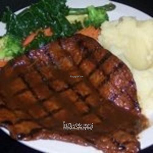 Gluten Steak at Kaya's Kitchen in Belmar