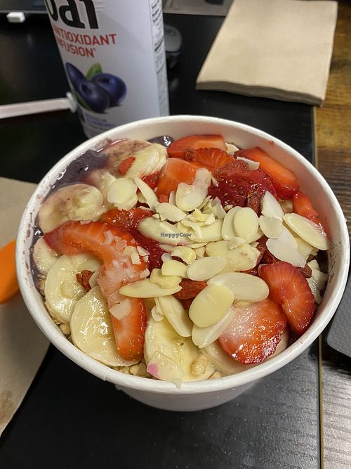 Açaí bowl  at Vitality Bowls in San Jose