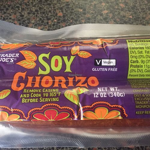 soy chorizo at Trader Joe's - South Lake Ave in Pasadena