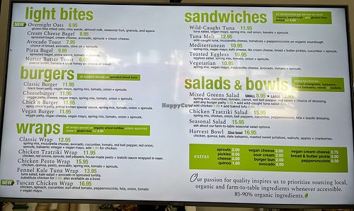 Menu  at NKOA in Casablanca