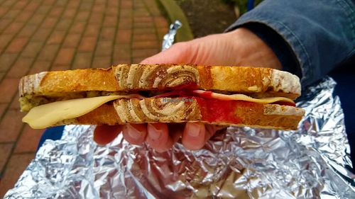 The Vegan Dipper Festive Sandwich at No Filter Coffee in Lytham St Annes