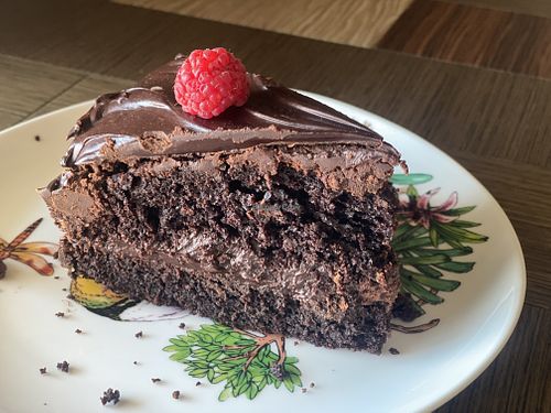 Vegan chocolate cake  at PublicUs in Las Vegas