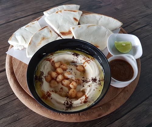 Hummus at Falafel&Hummus in Pattaya