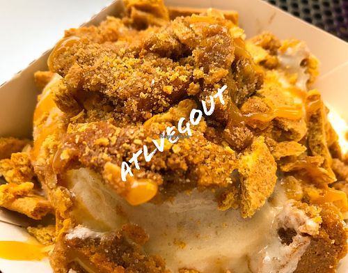 Caramel delight  at Cinnaholic in Peachtree Corners