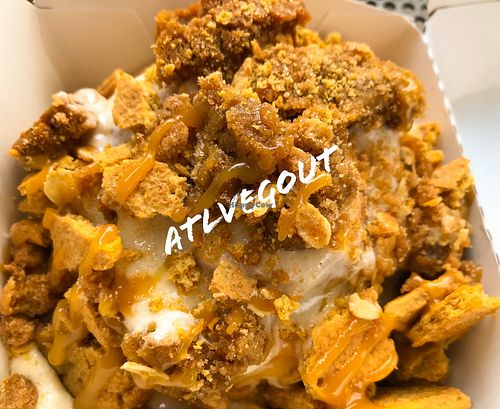 Caramel delight  at Cinnaholic in Peachtree Corners