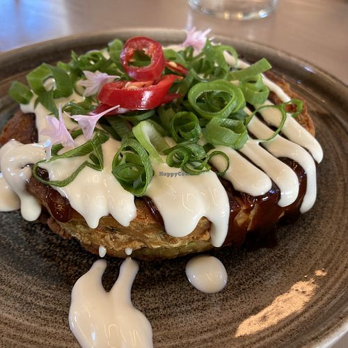 Okonimyaki  at Mama Gaia in Haarlem