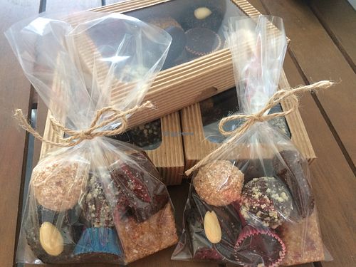 Snacks from delivery at Raw Snack in Bratislava