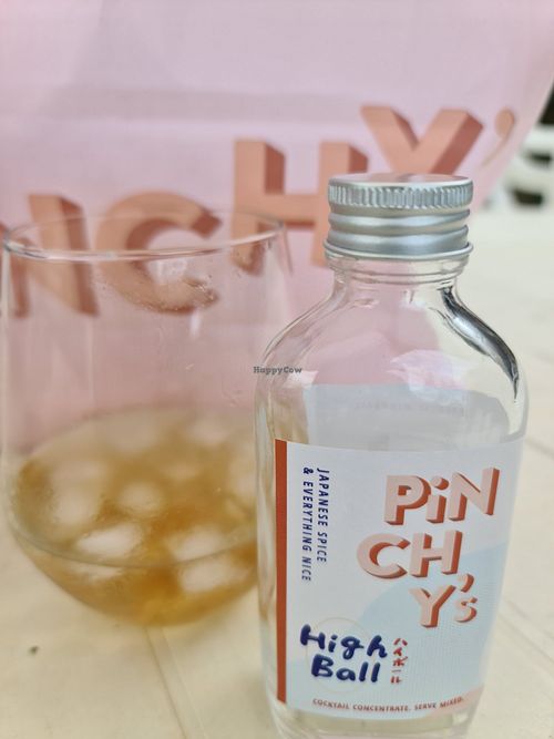 High ball takeaway cocktail at Pinchy's in Melbourne