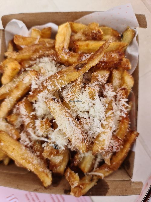 Truffle fries at Pinchy's in Melbourne