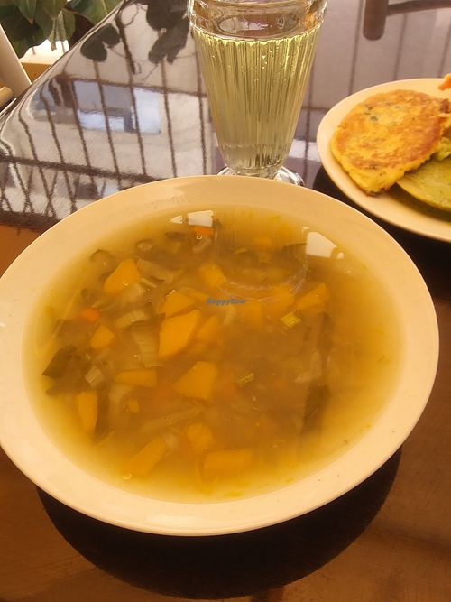 Vegetable soup at La Naturaleza in Chiclayo