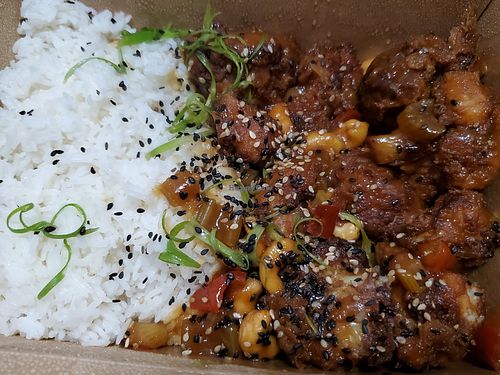 Kung pao cauliflower at LA-ZEN in Culver City