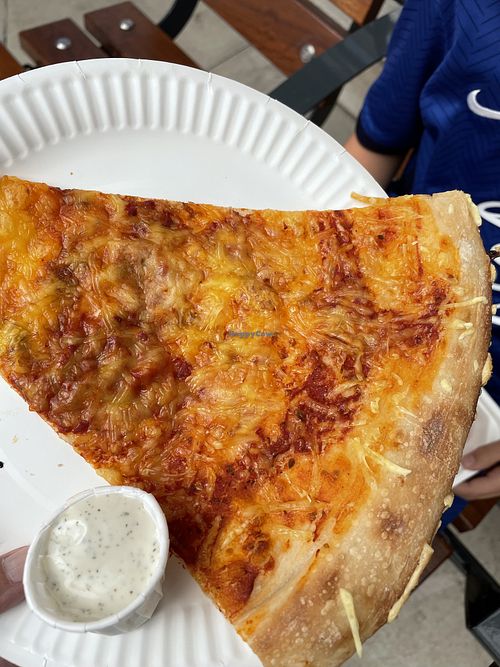 Cheese pizza  at Pie Hole in Southend-on-sea