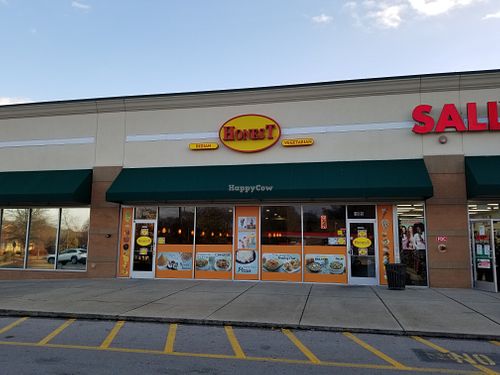 Front of restaurant  at Honest in Nashville