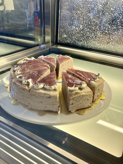 Lavander crepe millefeuille #Veganuary at The Little Poet in Hobart