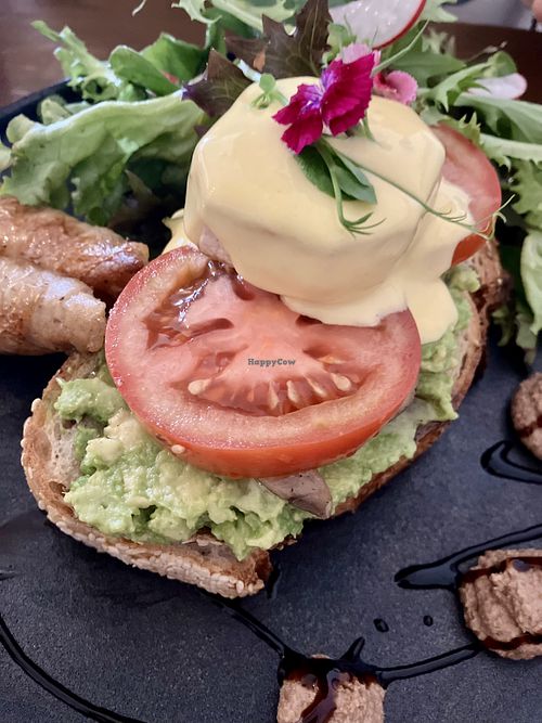 Vegan breakfast platter #Veganuary at The Little Poet in Hobart