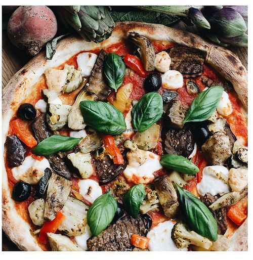 Pizza at Mastino Pizza in Amsterdam