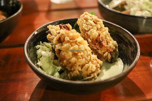 crispy prawns at Ouai in Leipzig