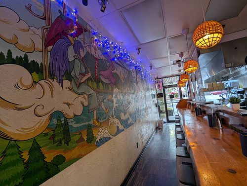 interior at Mugen Noodle Bar in Tigard