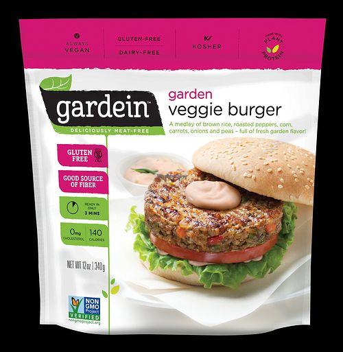 Gardein Veggie Burger. Photo by Green Monday.  at The Future Butcher 新肉檔 in Central Singapore