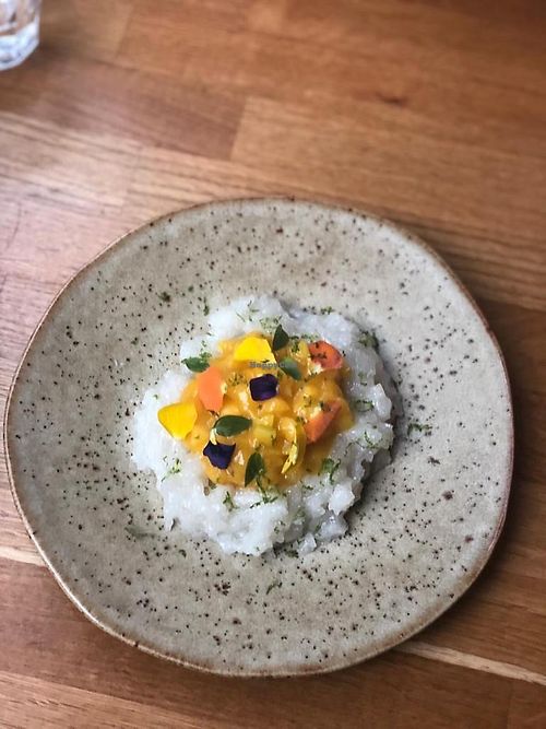 mango sticky rice at alter in East London