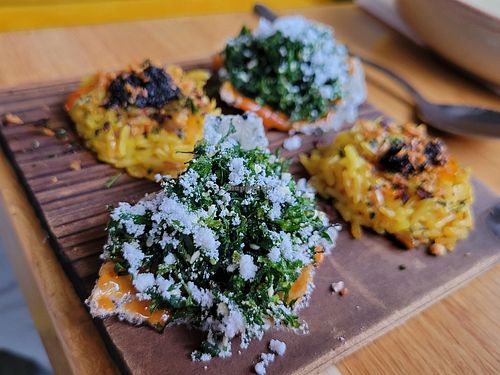 Kung Pao crackers at alter in East London