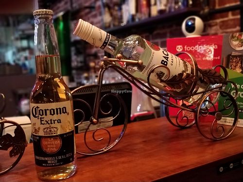 Corona Extra beer and Bacardi at Gravy - Tanjong Katong in Central Singapore