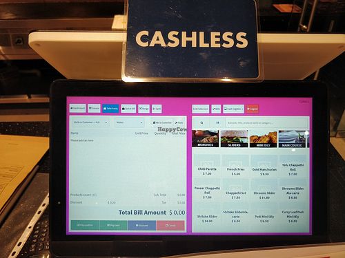 Cashless payment. at Fennel by Komala Vilas in Central Singapore