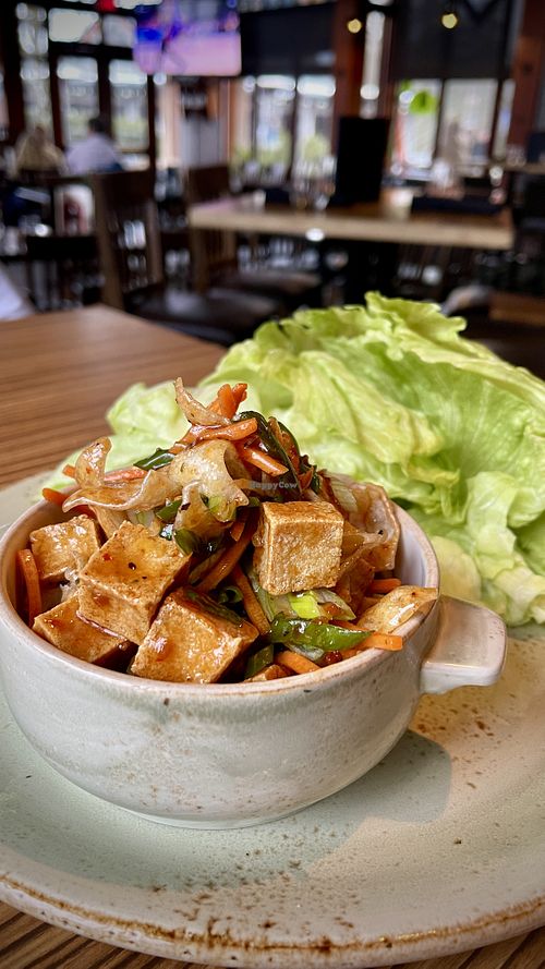 Lettuce Wraps  at Milestones in Whistler