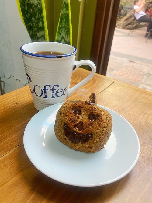 Pumpkin banana bread at Chunky Monkey in Queretaro