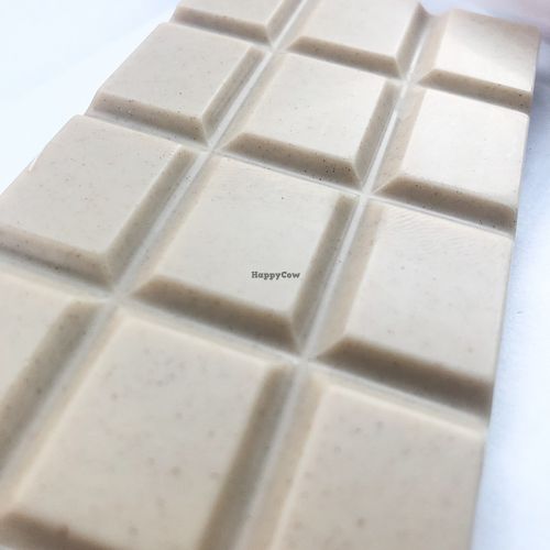 White chocolate  at Soul Brain Vegan Chocolates in Simi Valley
