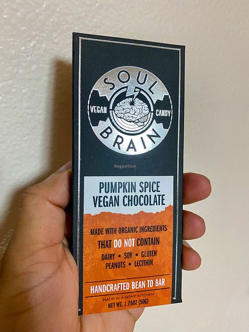 Seasonal Pumpkin Spice at Soul Brain Vegan Chocolates in Simi Valley