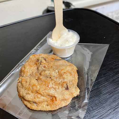 Carrot Cake w/ Frosting cup  at Minns in Simi Valley