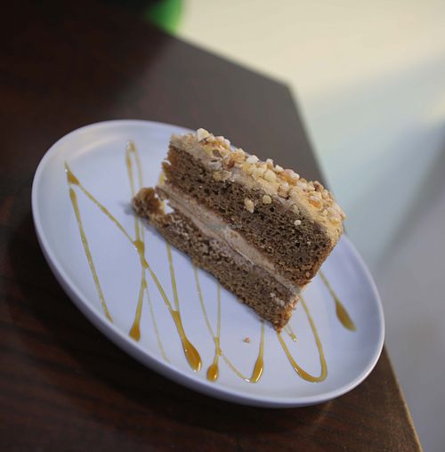 Toffee and caramel cake - vegan  at The Green Hill Kitchen in Richmond Upon Thames