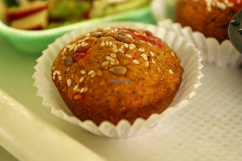 muffin at Vegan Cottage in Bridgetown