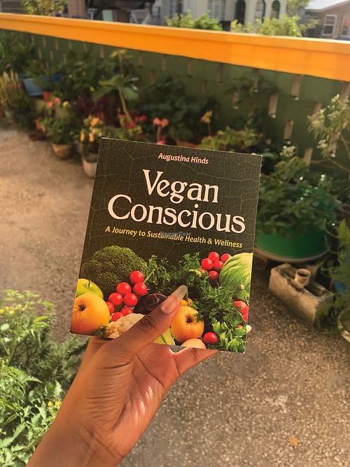 Her new book!!!!! at Vegan Cottage in Bridgetown