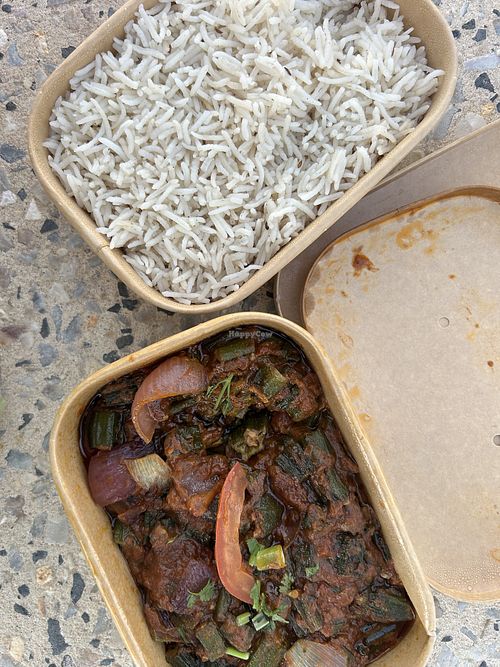 Vegan Okra Masala  at Spice Odysee Hidden Kitchen in Busselton