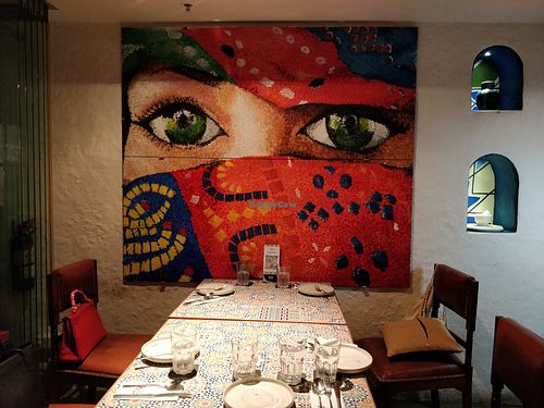 Restaurant interior decor at Kazbar in Central Singapore