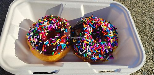 The only vegan doughnuts in the place at Death by Donuts in Corvallis
