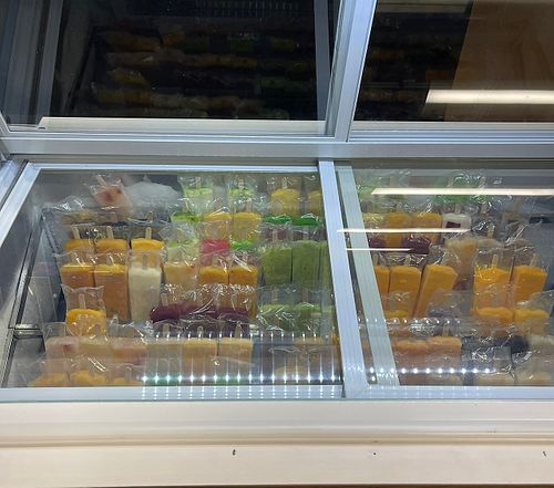 some vegan popsicles   at Waka-Waka Snack-Bar in Everett