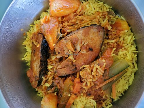 Nasi Bryani at Indian Vegetarian Food 印度素食 - Aljunied in Central Singapore