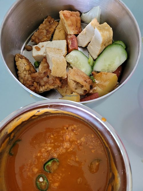 Indian  rojak at Indian Vegetarian Food 印度素食 - Aljunied in Central Singapore