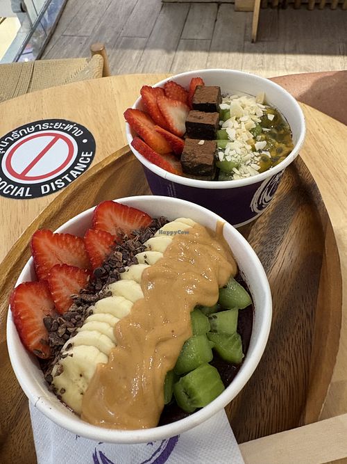 Açaí bowls  at MAKAI - Central World in Bangkok