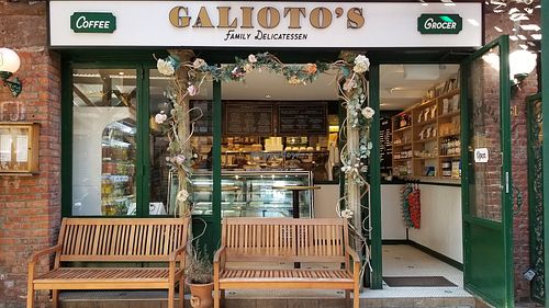 Storefront at Galioto's Delicatessen in New York City